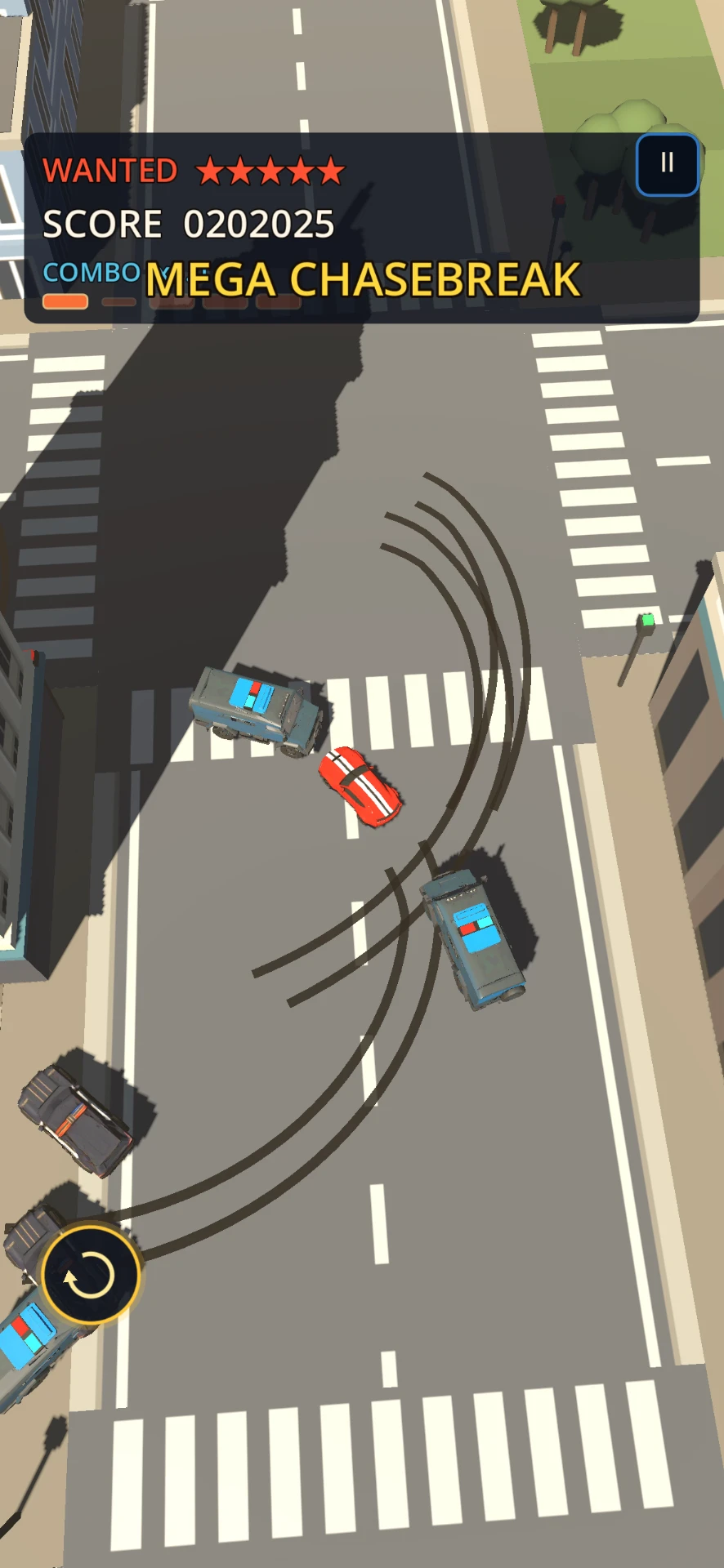 Chasebreak — Max wanted level — cause chaos, stay ahead