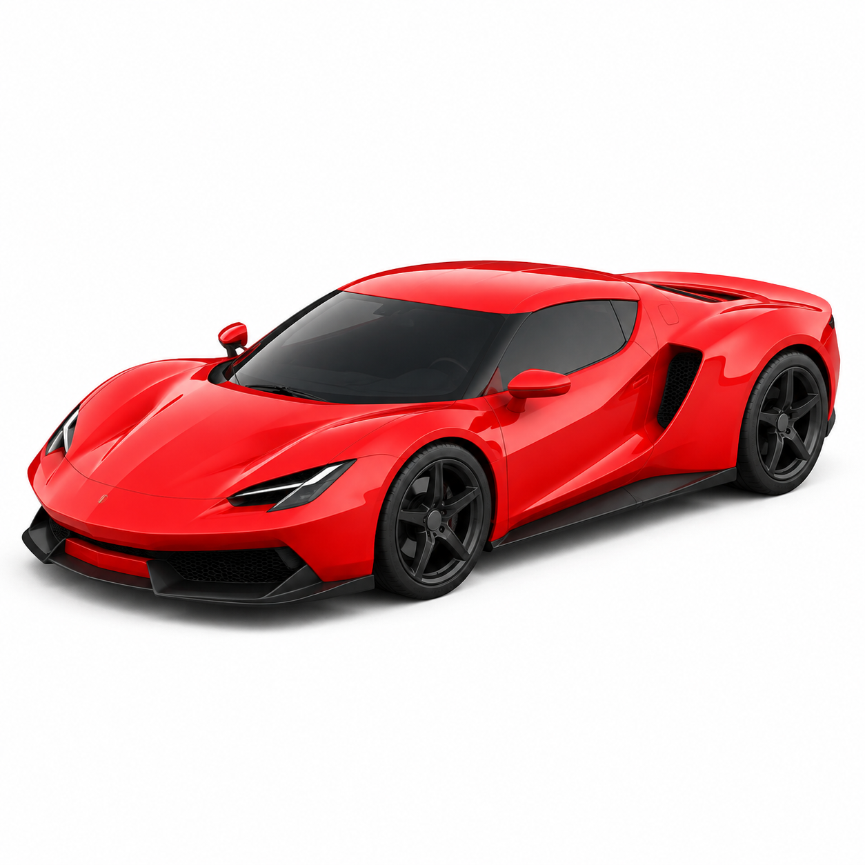 A red Chasebreak sports car